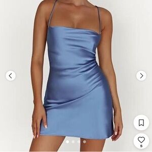 Meshki mini satin dress size XS